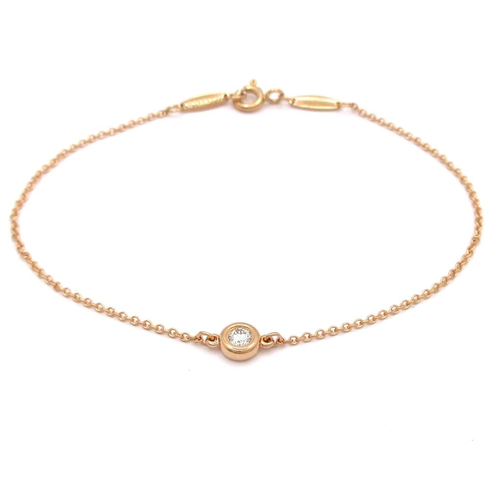 Tiffany & Co. By The Yard Bracelet 18K Rose Gold Diamond